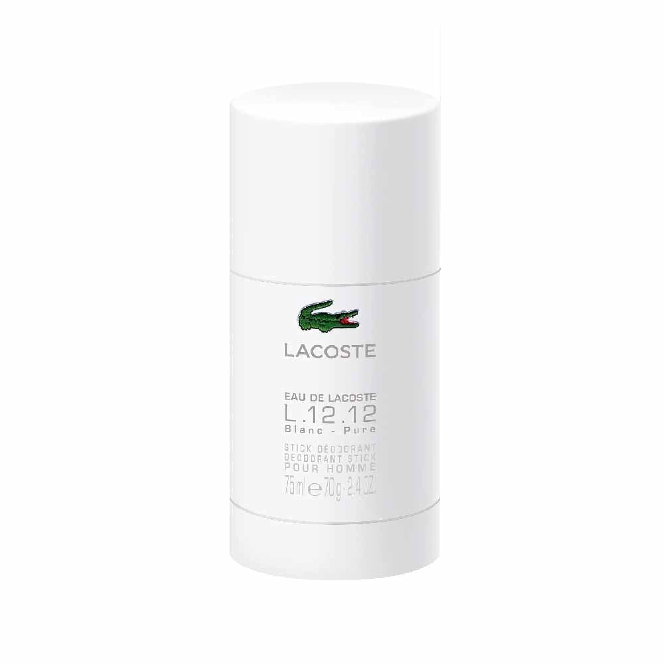 Lacoste Eau De Lacoste L.12.12 Pour Lui Blanc Deodorant Stick 70g - Deodorants & Anti-Perspirants at MyBeautyBoutique by Lacoste