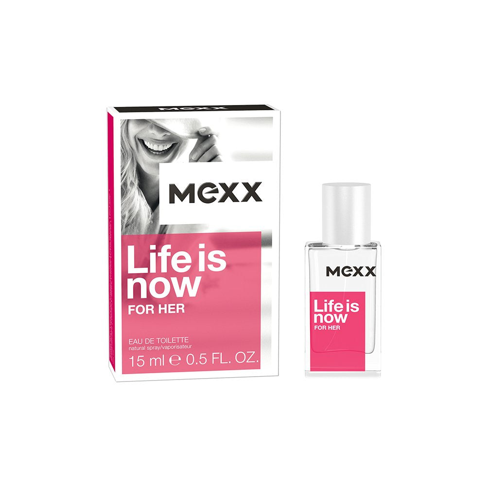 Mexx Life Is Now for Her Eau de Toilette 15ml Spray - Eau de Toilette at MyBeautyBoutique by Mexx