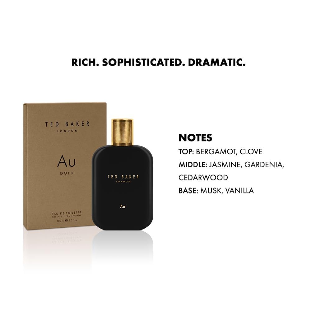 Ted Baker Au Gold Eau de Toilette 100ml Spray