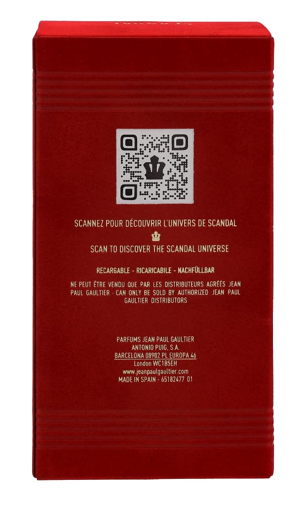 Jean Paul Gaultier Scandal Pour Homme Le Parfum Eau de Parfum 100ml Refillable Spray