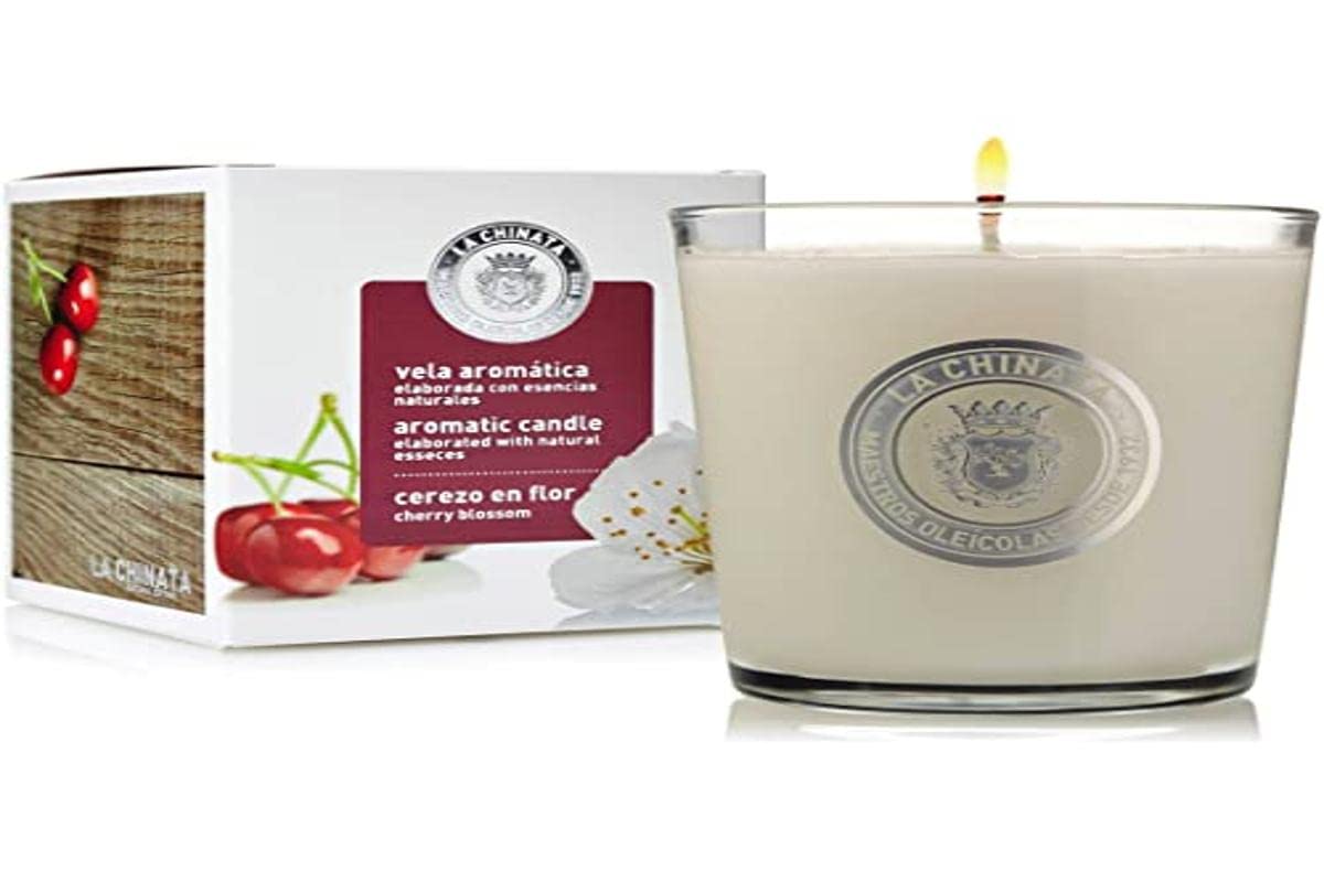 La Chinata Cherry Blossom Scented Candle 400g