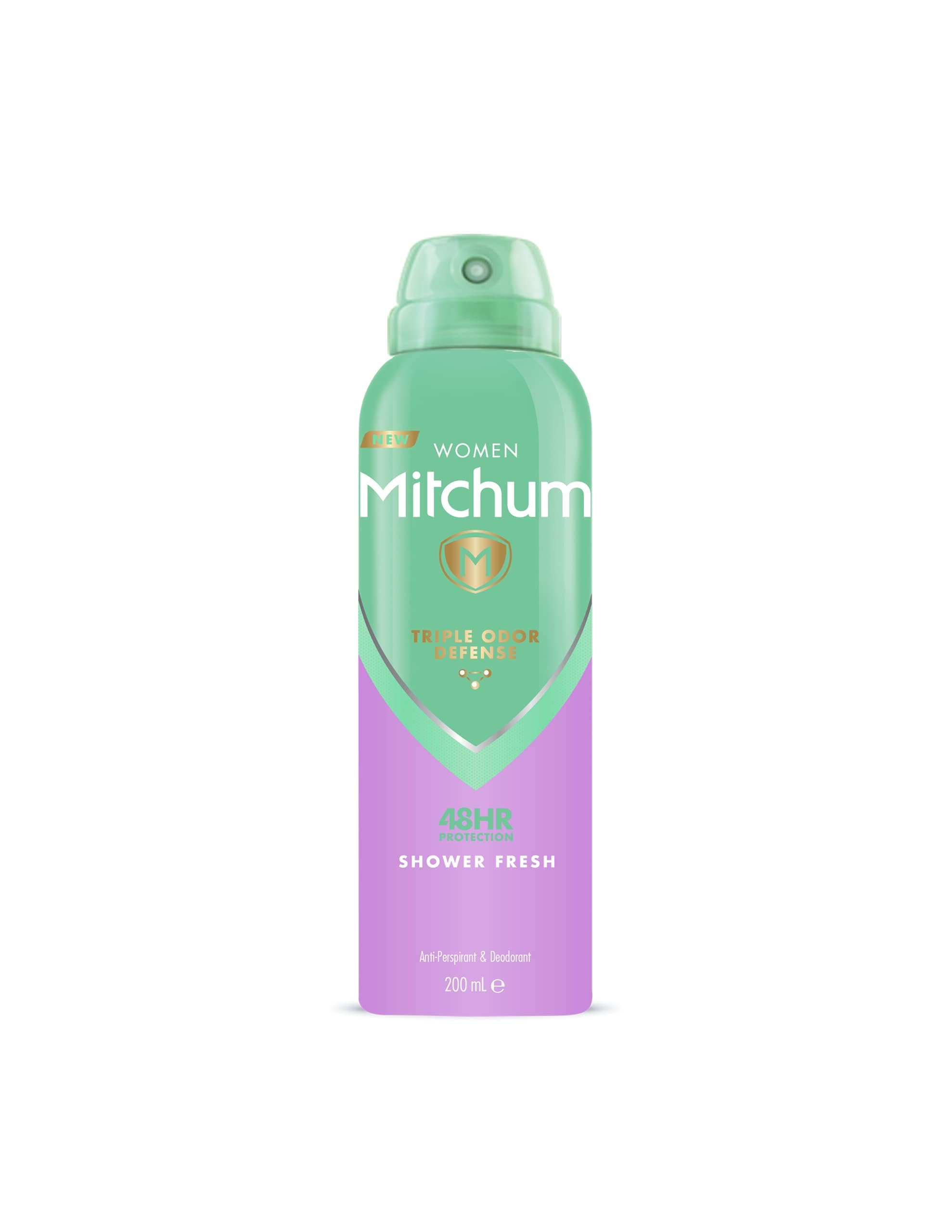 Mitchum Women Shower Fresh Deodorant Spray 200ml - Bath & Body at MyBeautyBoutique by Mitchum
