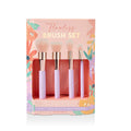 Sunkissed Flawless Brush Set 5 Pieces (This set contains: Blusher Brush Powder Brush Blending Brush Eyeshadow Brush Cosmetic Bag)