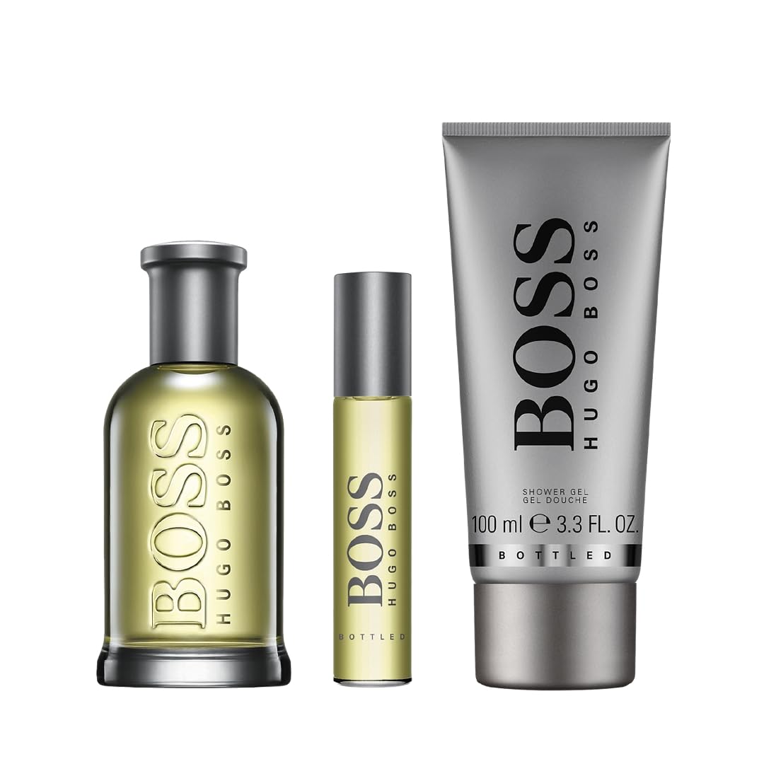 Hugo Boss Boss Bottled Gift Set 100ml EDT + 100ml Shower Gel + 10ml EDT