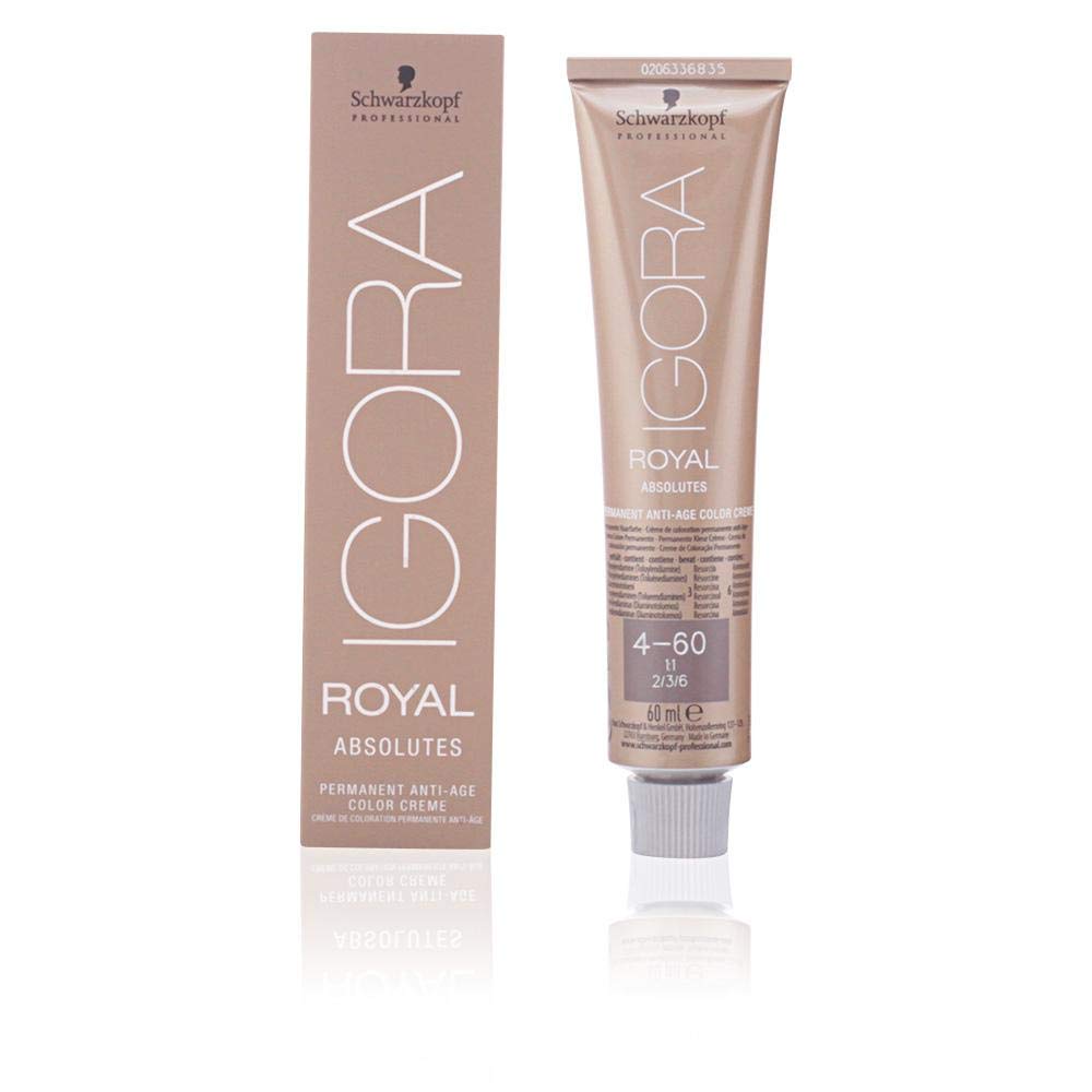 Schwarzkopf Igora Royal Absolutes Anti-Age Permanent Color Creme 60ml - 4-60