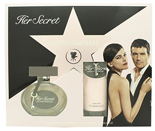 Antonio Banderas Her Secret Gift Set 50ml EDT + 100ml Body Lotion - Fragrance at MyBeautyBoutique by Antonio Banderas
