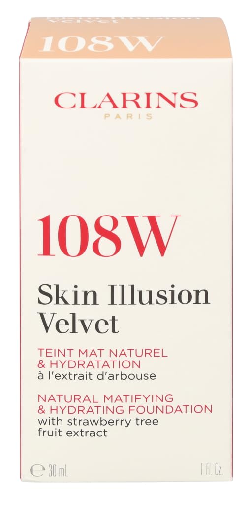 Clarins Skin Illusion Velvet Foundation 30ml - 108W
