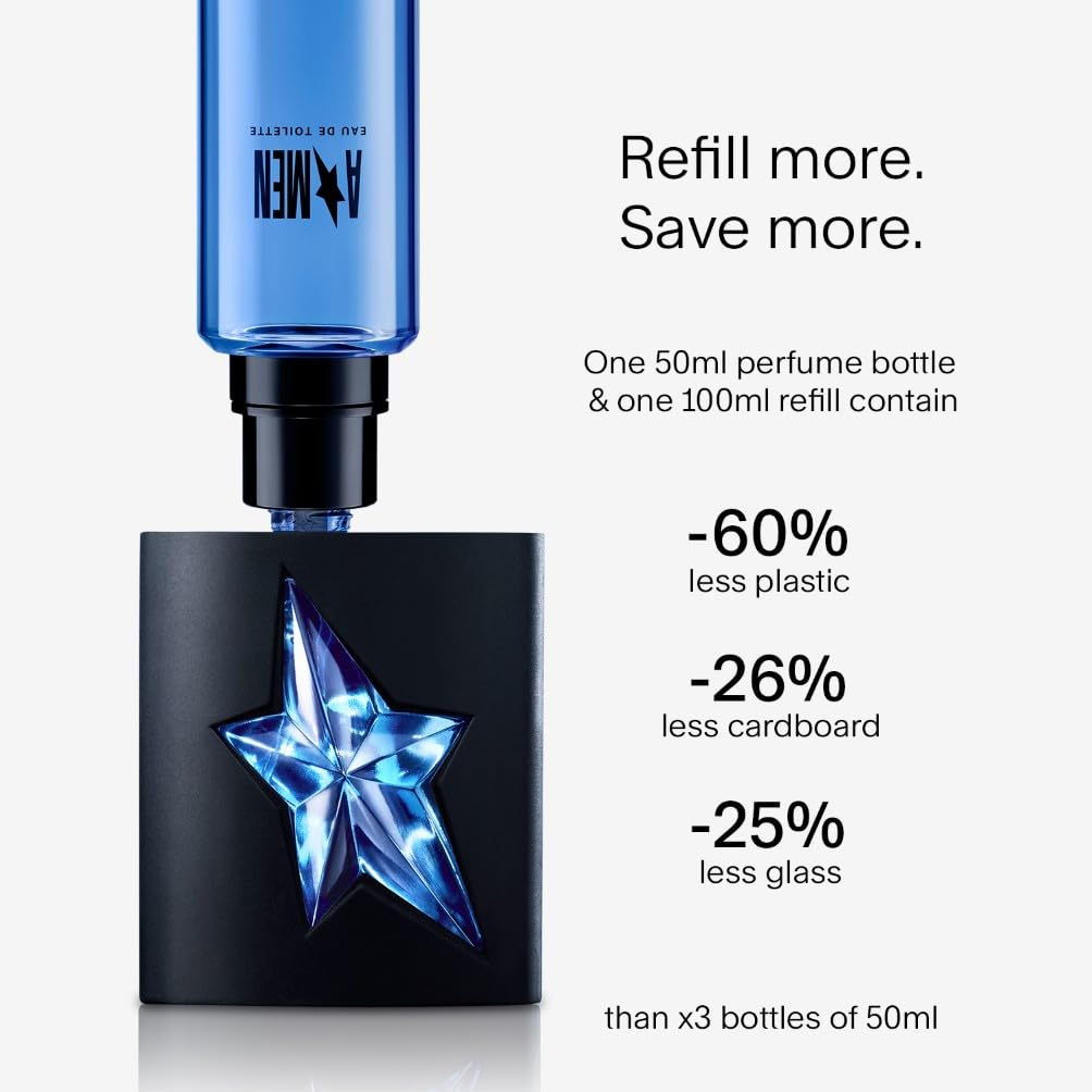 Thierry Mugler A*Men Rubber Flask Eau de Toilette 50ml Spray - Refillable