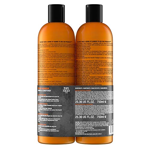 Bed Head by TIGI Colour Goddess Shampoo and Conditioner for Coloured Hair 2x750 ml