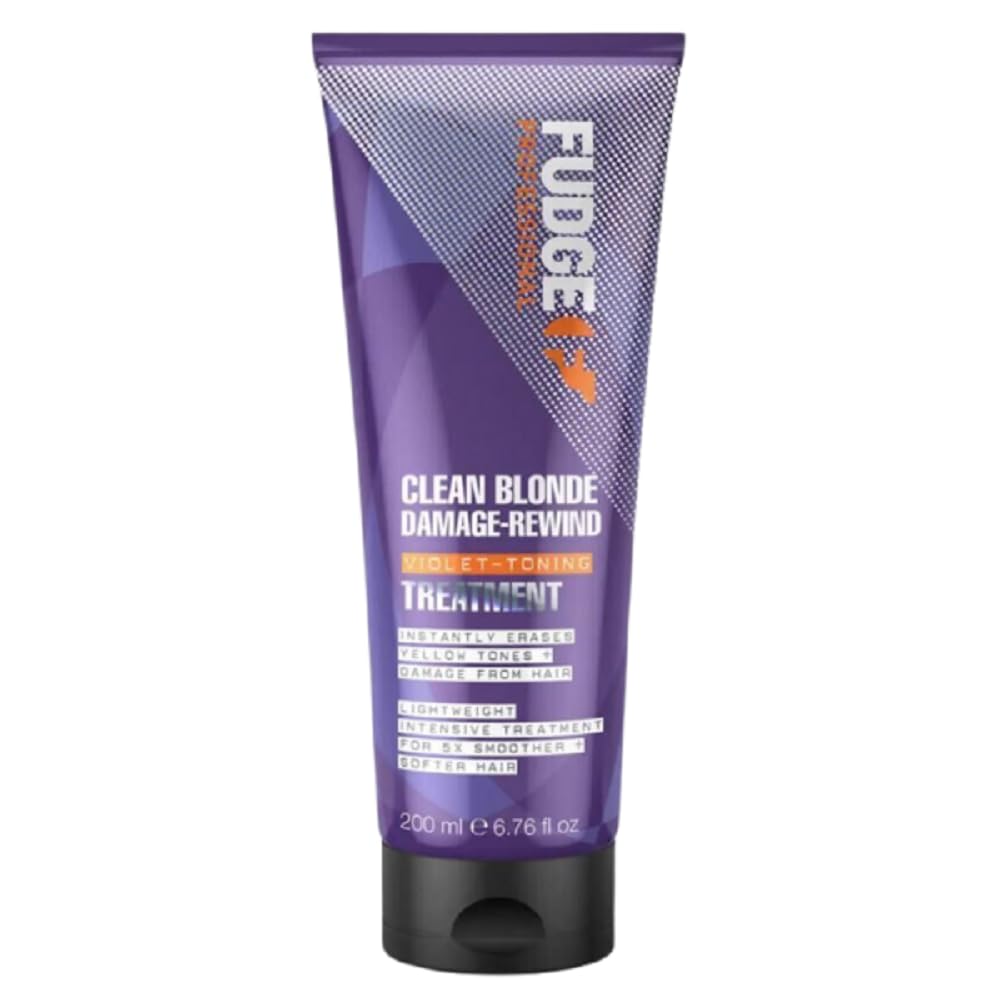 Fudge Clean Blonde Damage Rewind Violet Toning Treatment 200ml