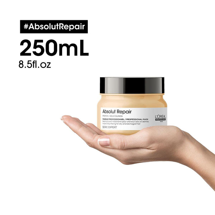 L'Orï¿½al Professionnel Serie Expert Gold Quinoa + Protein Absolut Repair Mask 250ml