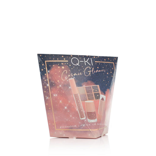 Q-KI Cosmic Glimmer Gift Set 6 x 0.9g Eyeshadow Palette + 3.3g Lipstick + 3ml Lip Gloss + 7ml Nail Polish