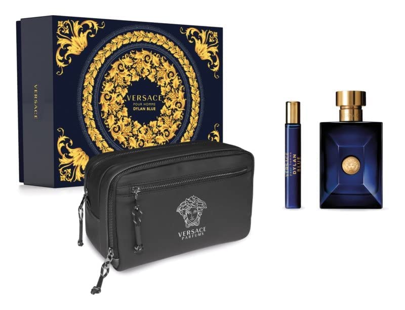 Versace Dylan Blue 100ml EDT Spray +10ml EDT Mini + Trousse - Personal Fragrance at MyBeautyBoutique by Versace