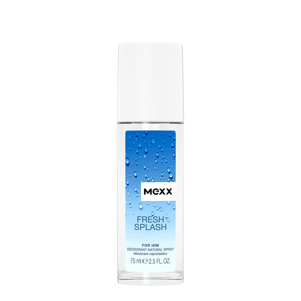 Mexx Fresh Splash for Him Deodorant 75ml Natural Spray - Deodorant Spray at MyBeautyBoutique by Mexx
