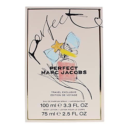 Marc Jacobs Perfect 2 Piece Gift Set: Eau De Parfum 100ml - Body Lotion 75ml - Gift Set at MyBeautyBoutique by Marc Jacobs