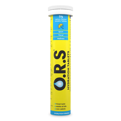 Ors Oral Rehydration Salt Tablets Lemon