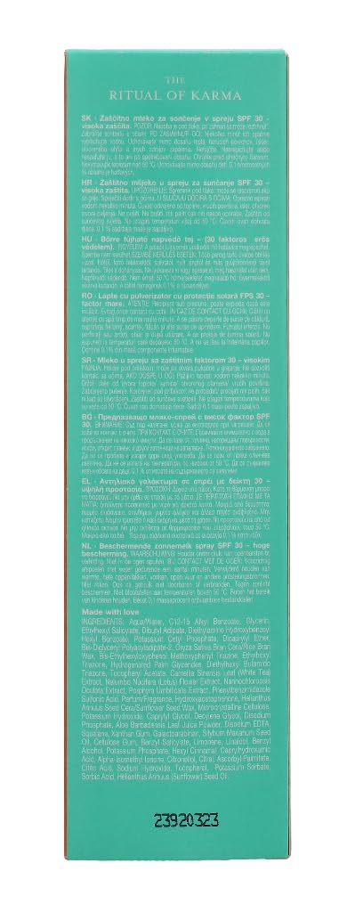 Rituals The Ritual of Karma Sun Protection Milky Spray SPF30 - 200ml Spray