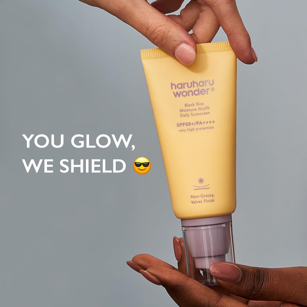 Haruharu Wonder Black Rice Moisture Airyfit Daily Sunscreen SPF50+/Pa++++ 50ml