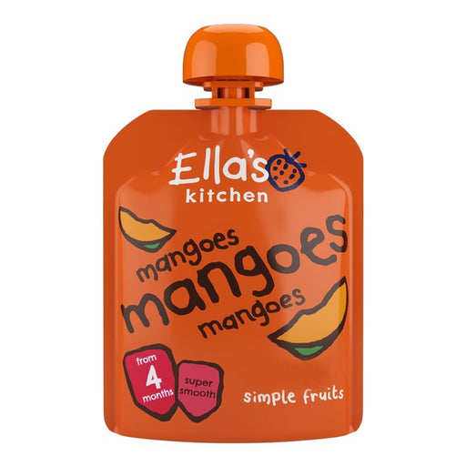 Ella's Kitchen Organic Mangoes First Tastes Baby Pouch 4+ Months 7 Pack