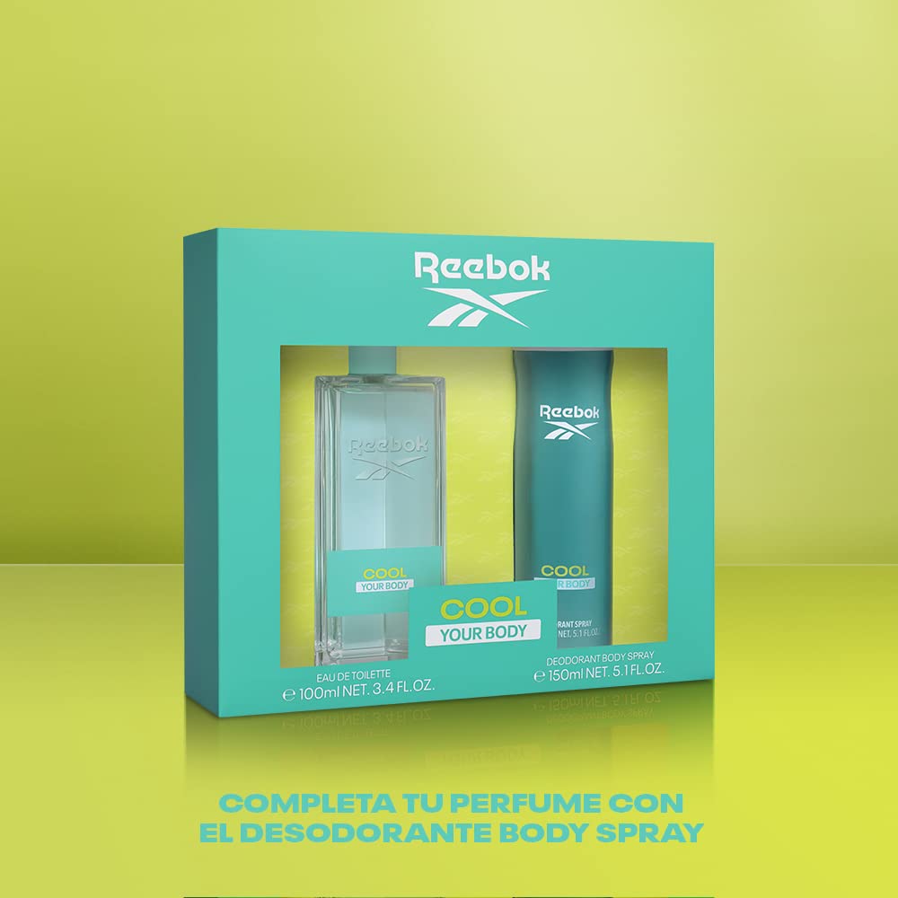 Reebok Cool Your Body Women Gift Set 100ml EDT + 150ml Body Spray - Women at MyBeautyBoutique by Reebok