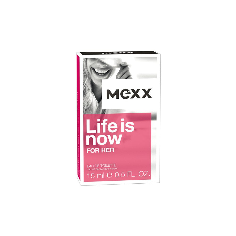 Mexx Life Is Now for Her Eau de Toilette 15ml Spray - Eau de Toilette at MyBeautyBoutique by Mexx
