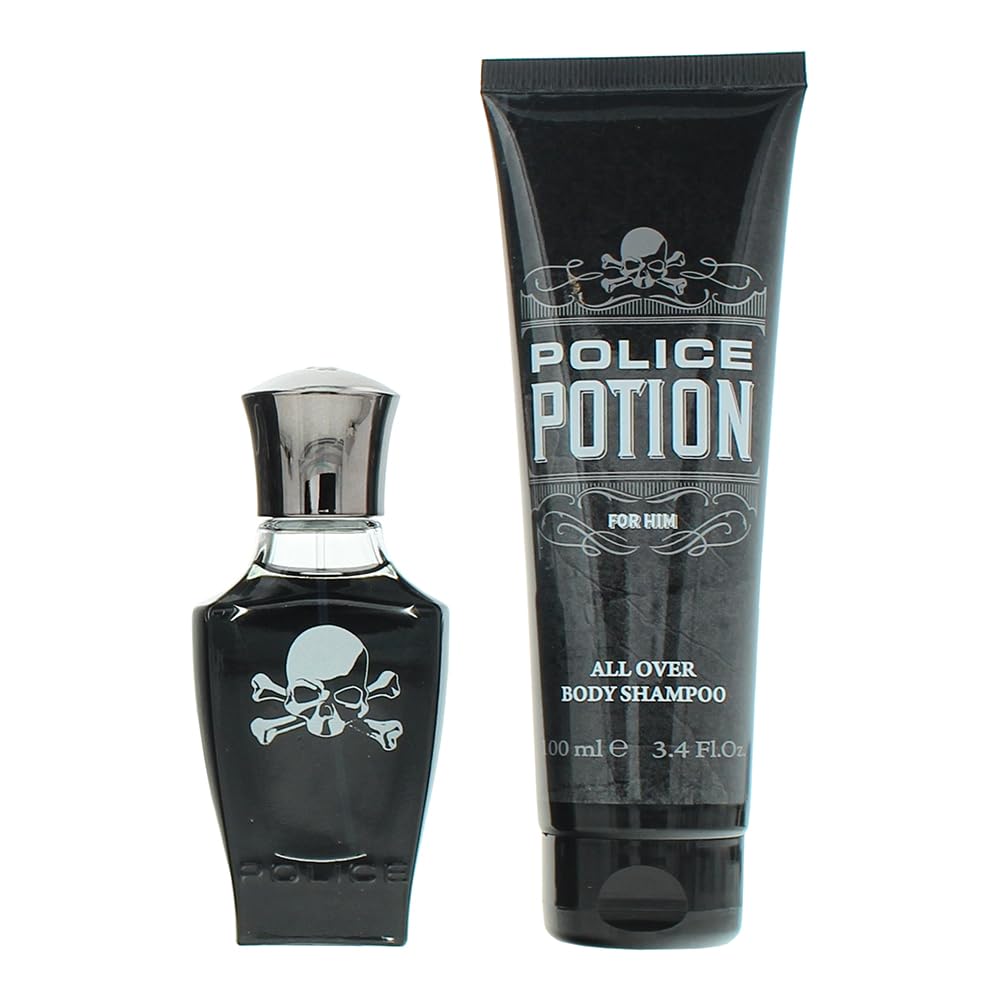 Police Potion For Him 2 Piece Gift Set: Eau De Parfum 30ml - Shower Gel 100ml - Sets at MyBeautyBoutique by Police