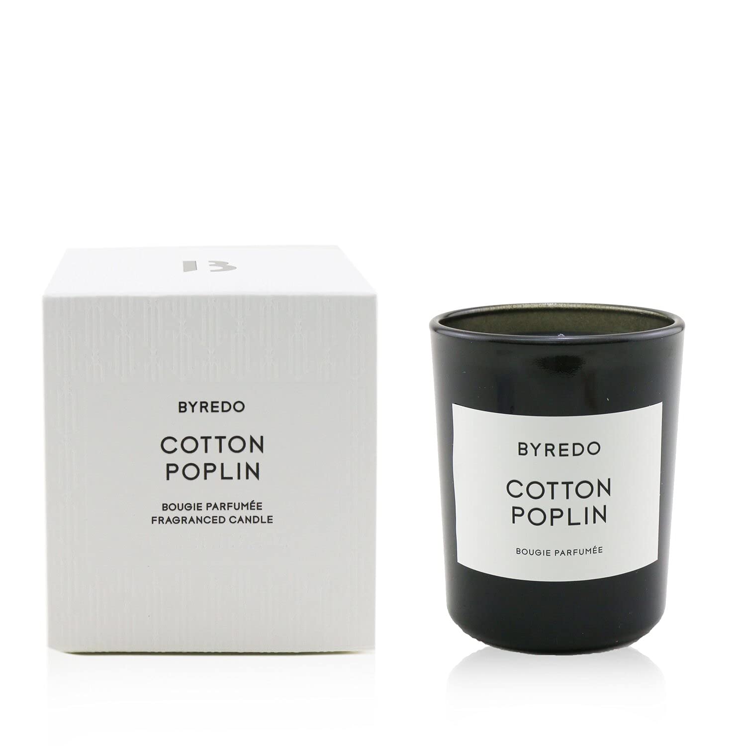 Byredo Cotton Poplin Fragranced Candle 70g - Default Title - Candle at MyBeautyBoutique by Byredo