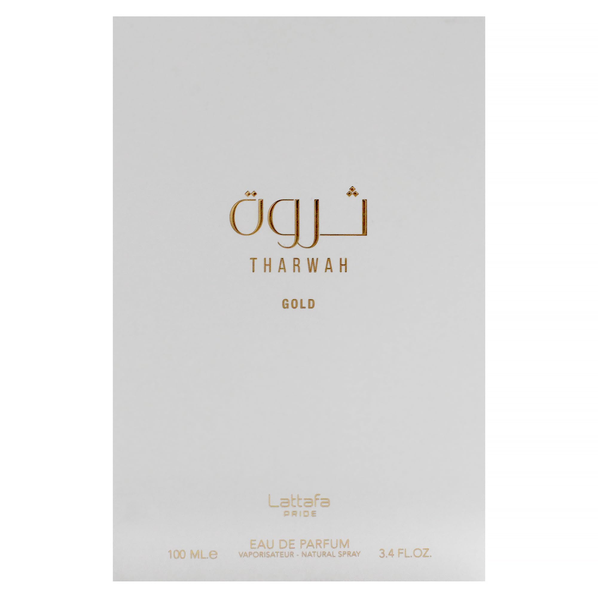 Lattafa Perfumes Tharwah Gold Eau de Parfum 100ml Spray