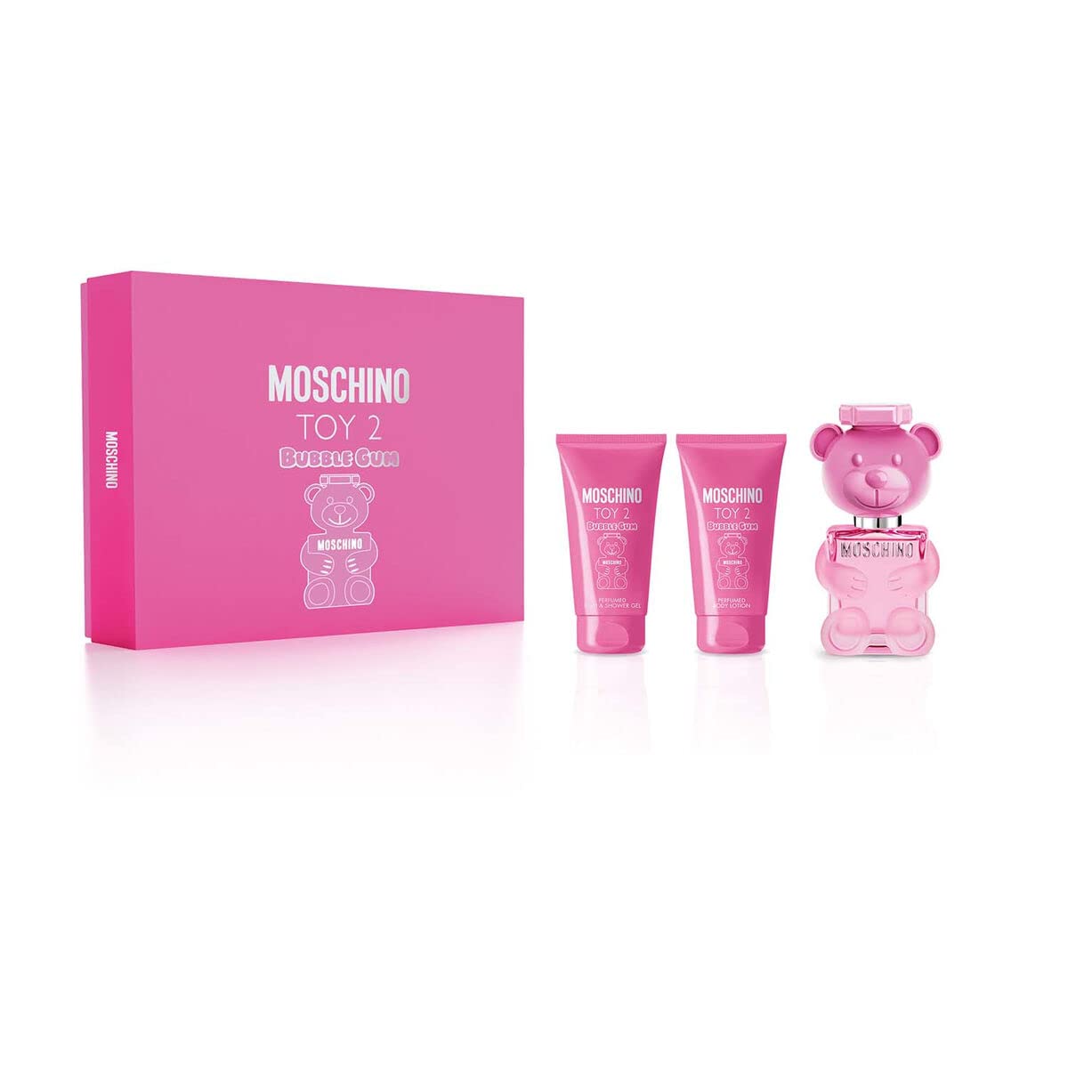 Moschino Toy 2 Bubble Gum Gift Set 50ml EDT + 50ml Body Lotion + 50ml Shower Gel