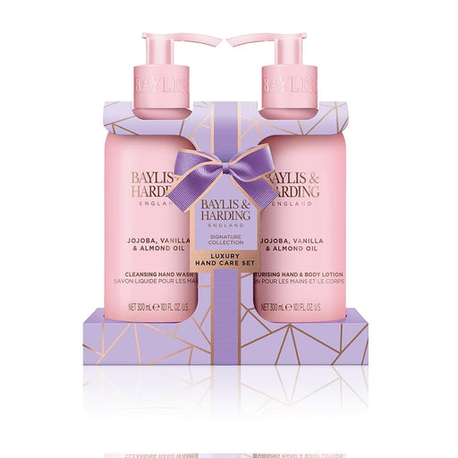 Baylis & Harding Jojoba, Vanilla & Almond Oil Gift Set 300ml Hand Wash + 300ml Body Lotion