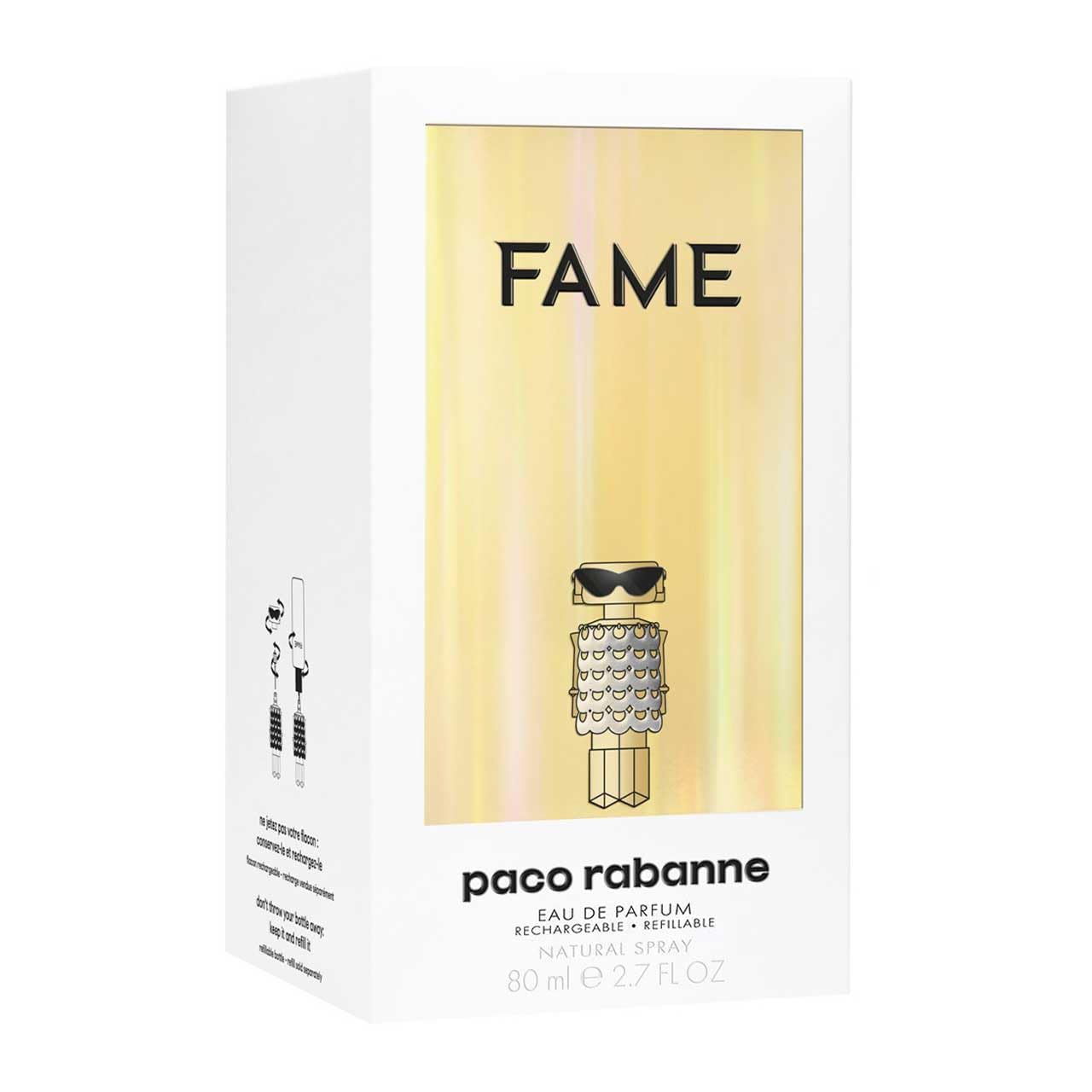 Paco Rabanne Fame Eau de Parfum 80ml Refillable Spray