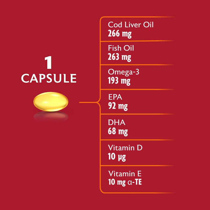 Seven Seas Cod Liver Oil Capsules High Strength