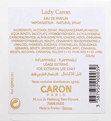 Caron Lady Caron Eau de Parfum 100ml Spray