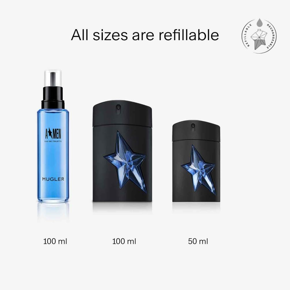 Thierry Mugler A*Men Rubber Flask Eau de Toilette 50ml Spray - Refillable