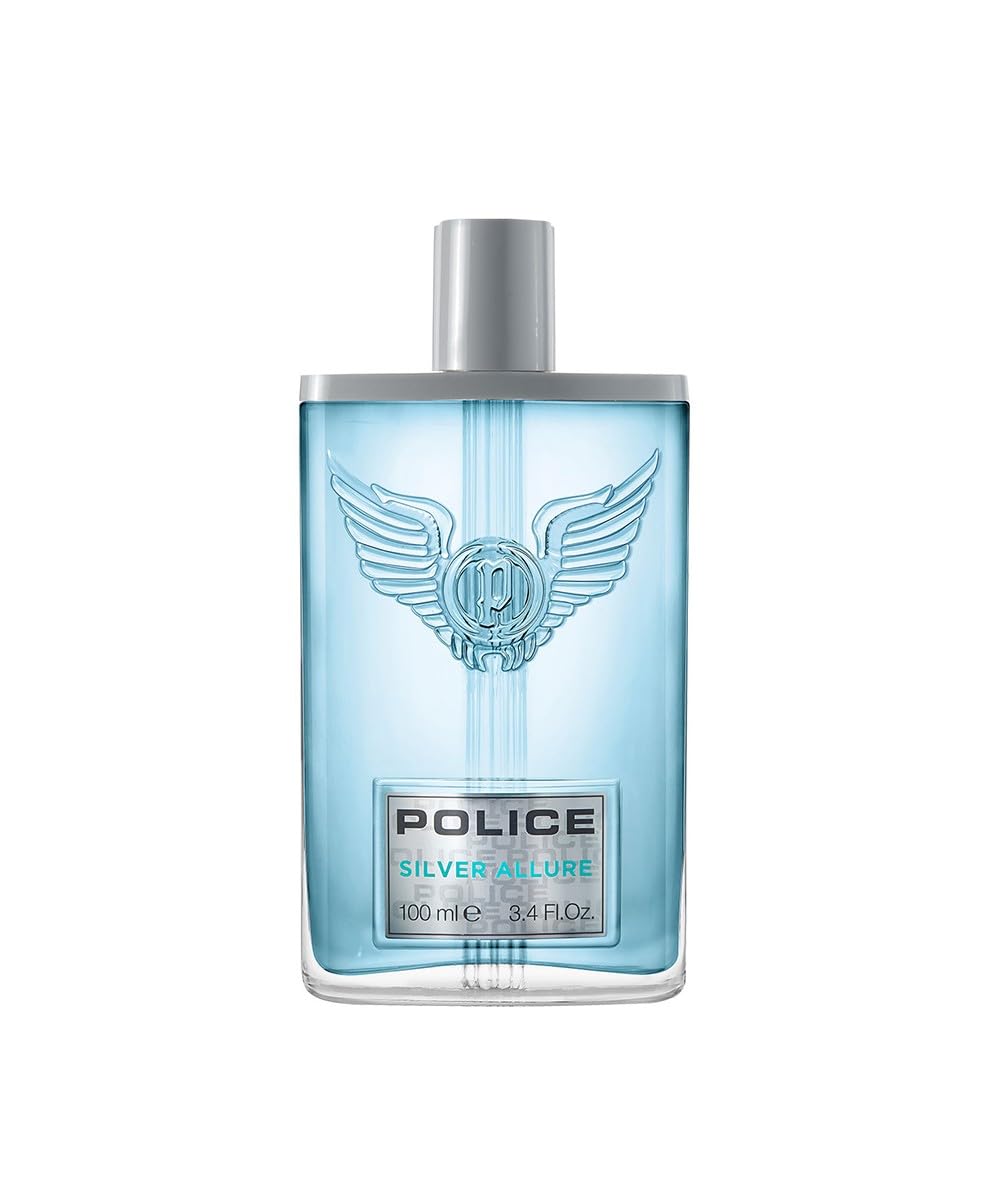 Police Silver Allure Man Eau de Toilette 100ml Spray - Eau de Toilette at MyBeautyBoutique by Police
