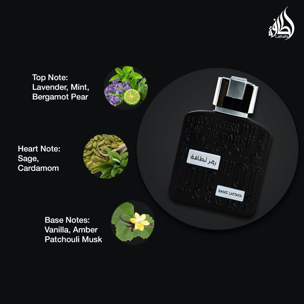Lattafa Perfumes Ramz Lattafa Silver Eau de Parfum 100ml Spray