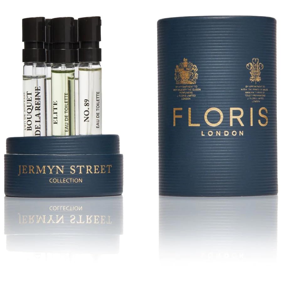 Floris Jermyn Street Discovery Collection Gift Set 5 Pieces (1x 2ml JF EDT 1x 2ml Santal EDT 1x 2ml Jermyn Street EDT 1x 2ml Elite EDT 1x 2ml No. 89 EDT)