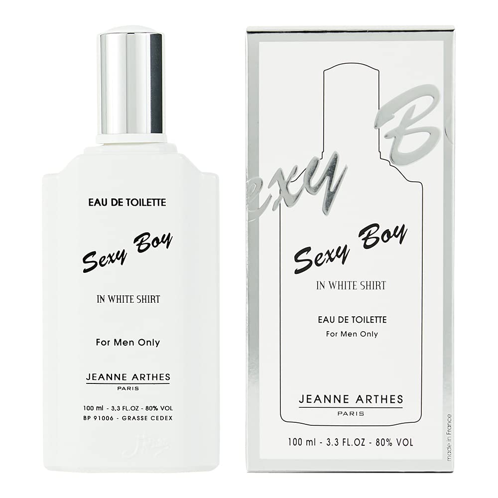 Jeanne Arthes Sexy Boy in White Shirt Eau de Toilette 100ml Spray
