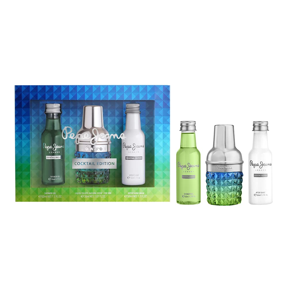 Pepe Jeans Him Cocktail 30Ml EDT+50Ml Sg+50Ml As - Gift Set at MyBeautyBoutique by Pepe Jeans