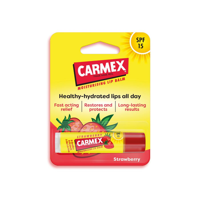 Carmex Classic Lip Balm Stick Strawberry