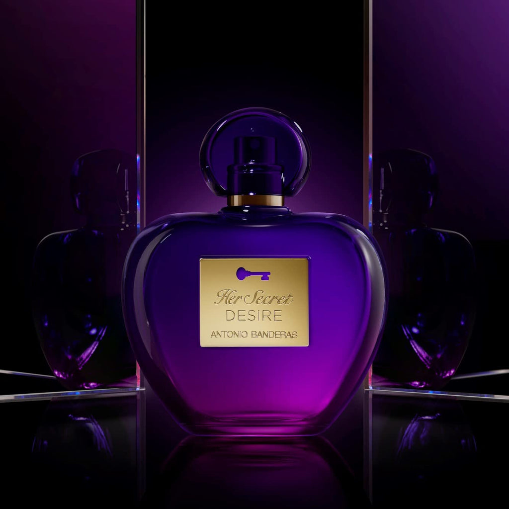 Antonio Banderas Her Secret Desire 2 Piece Gift Set: Eau de Toilette 80ml - Deodorant Spray 150ml - Gift Set at MyBeautyBoutique by Antonio Banderas