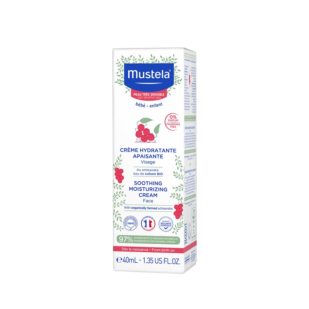 Mustela Bébé -Enfant Soothing Moisturizing Face Cream 40ml - Very Sensitive Skin