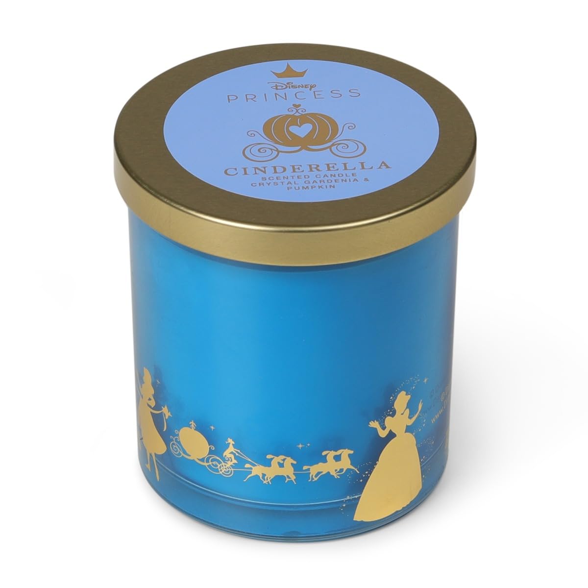 Disney Princess Cinderella Crystal Gardenia & Pumpkin Scented Candle 213g