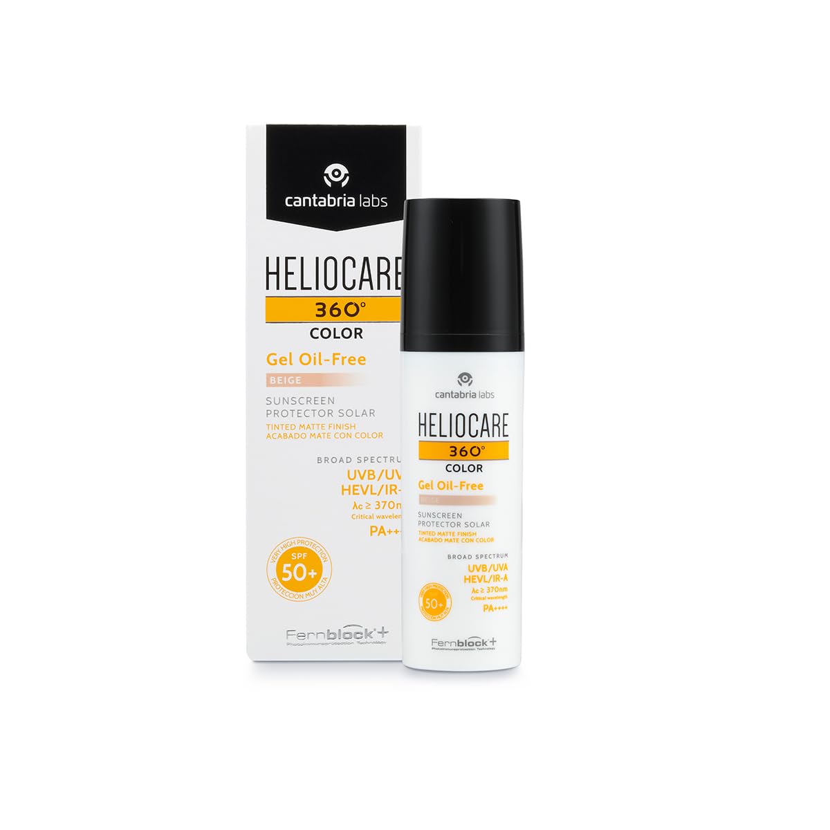Cantabria Labs Heliocare 360Â° Color Oil-Free Gel SPF50+ PA++++ 50ml - Beige