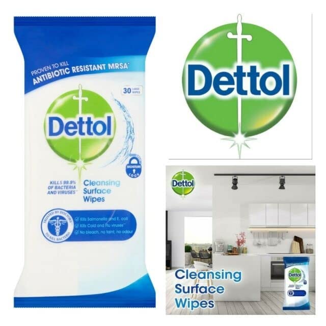 Dettol Cleansing Surface Wipes Large