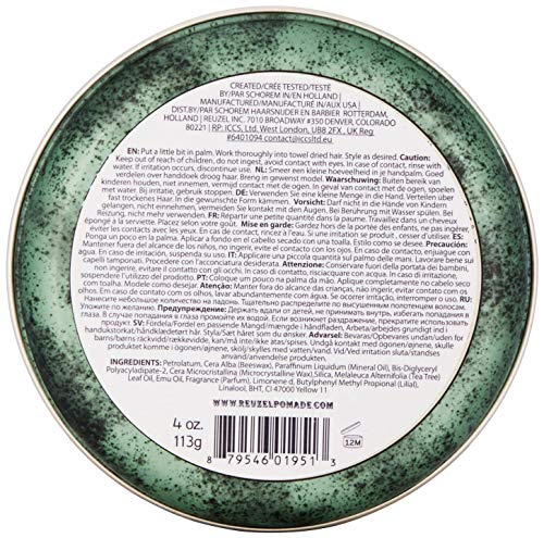 Reuzel Green Medium Hold Grease Pomade 113g