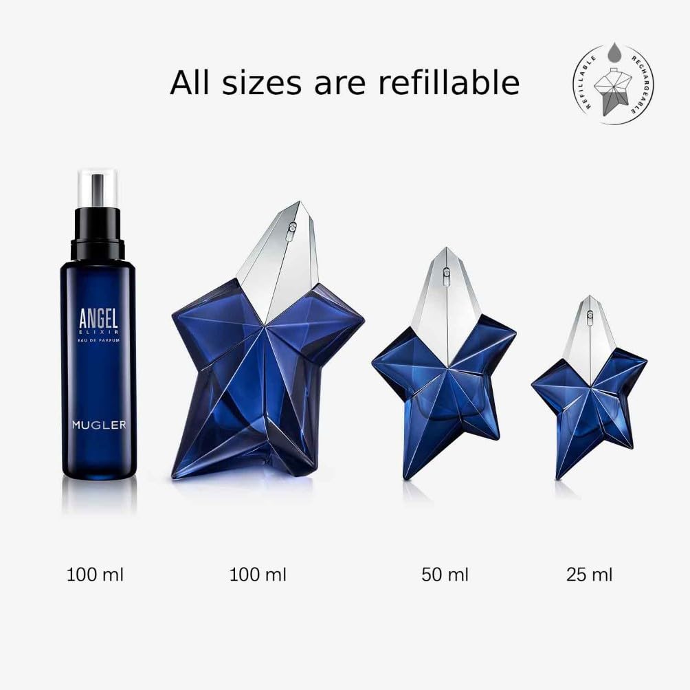 Mugler Angel Elixir Eau de Parfum 25ml Refillable Spray