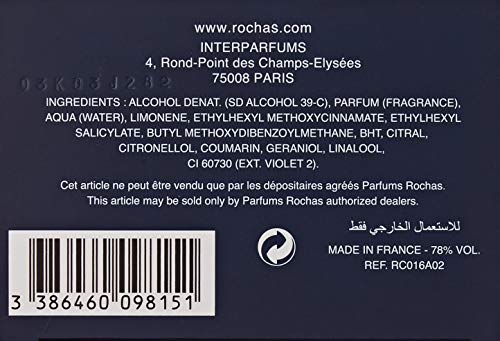 Rochas L'Homme Eau de Toilette 60ml Spray - Eau de Toilette at MyBeautyBoutique by Rochas