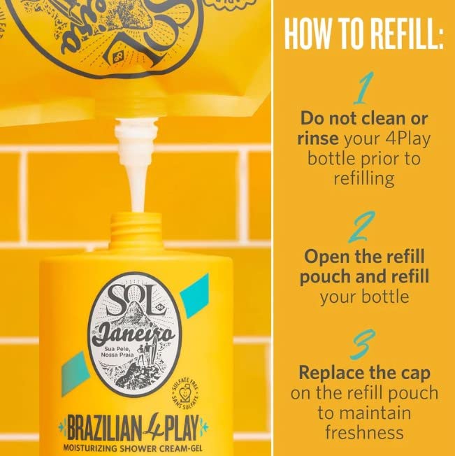 Sol De Janeiro Brazilian 4Play Moisturising Shower Cream - Gel 1000ml