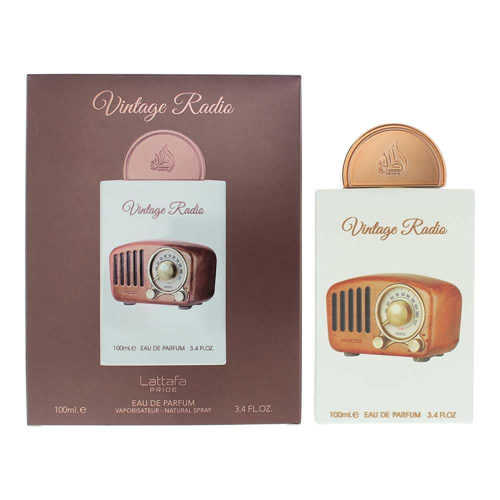 Lattafa Perfumes Vintage Radio Eau de Parfum 100ml Spray